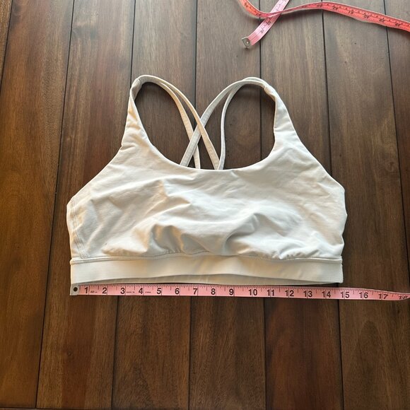 Lululemon EUC Energy Sports Bra White Size 12 - Picture 12 of 14